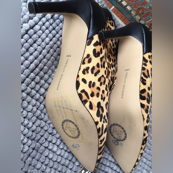 Adrienne Vittadini leopard boots Size 10 NEW - Picture 5 of 6